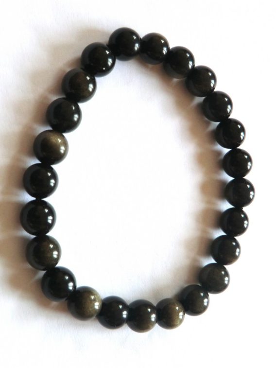 Bracelet obsidienne