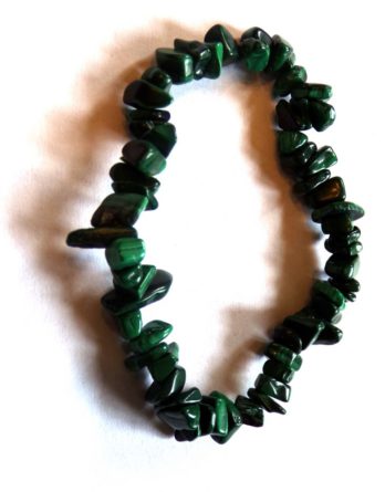 Bracelet baroque en malachite