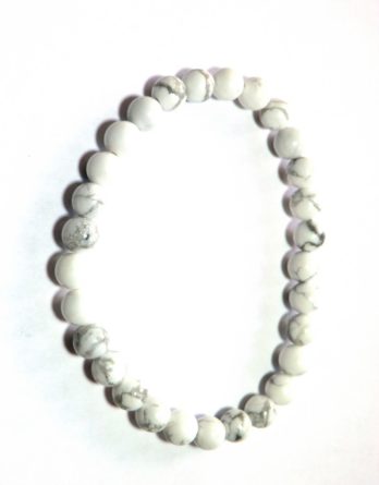 Bracelet boules Howlite