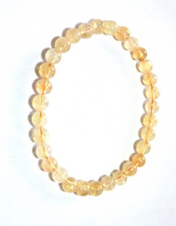 Bracelet boules Citrine