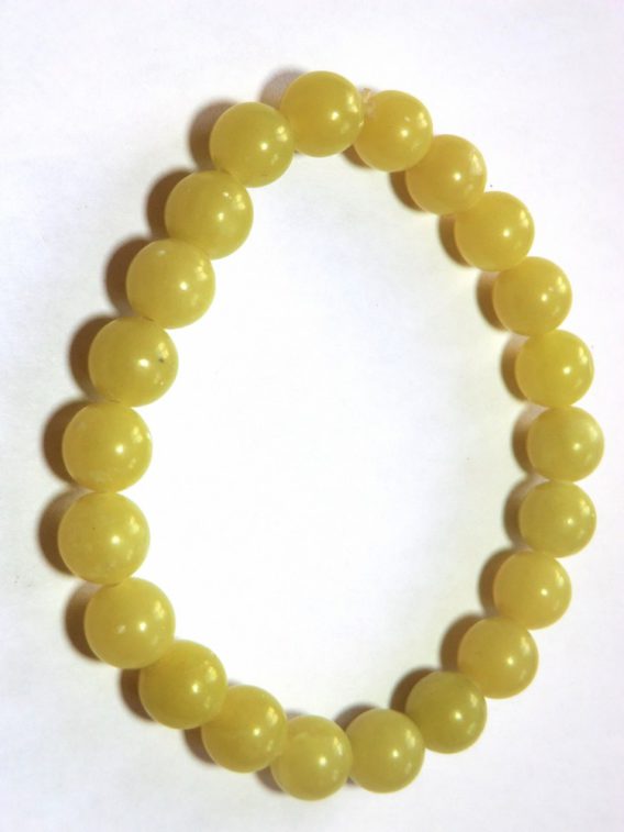 Bracelet jade jaune