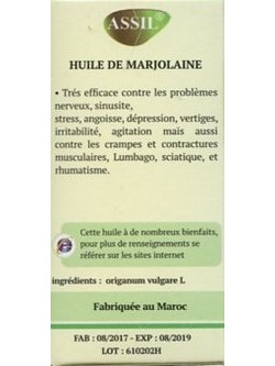 Huile de Marjolaine