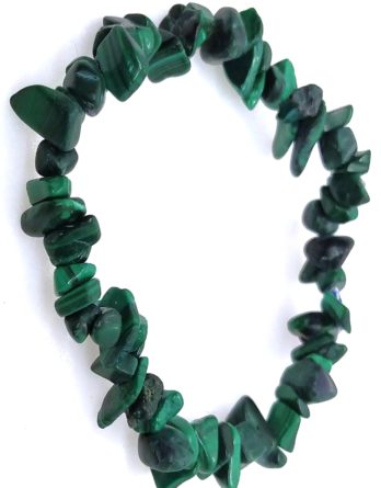 Bracelet baroque en malachite