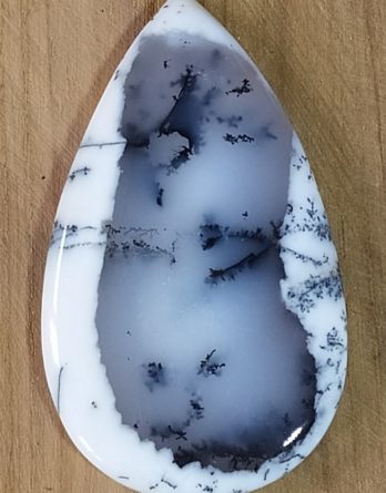 Cabochon agate dendritique