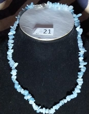 Collier baroque amazonite