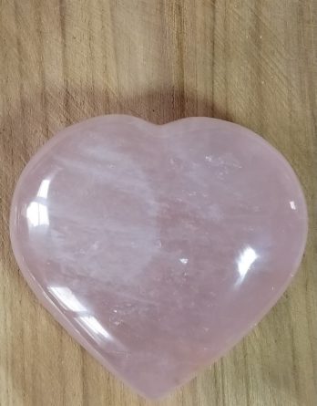 Cœur de quartz rose