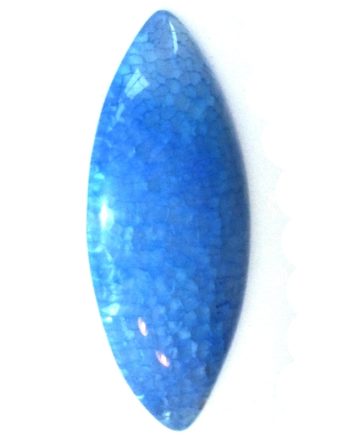 Cabochon agate teinte bleu claire